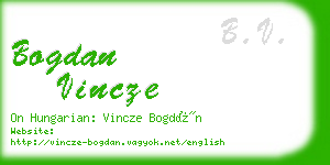 bogdan vincze business card